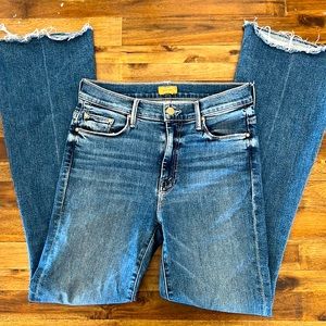 Mother “The Weekender” fray jean